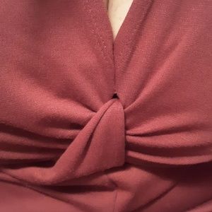 Lane Bryant Maroon Long Sleeve Dress 18/20